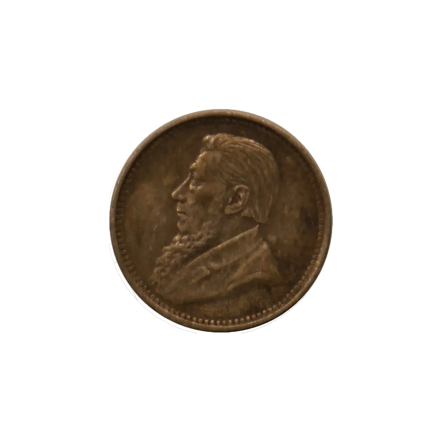 1892 ZAR Sixpence Silver